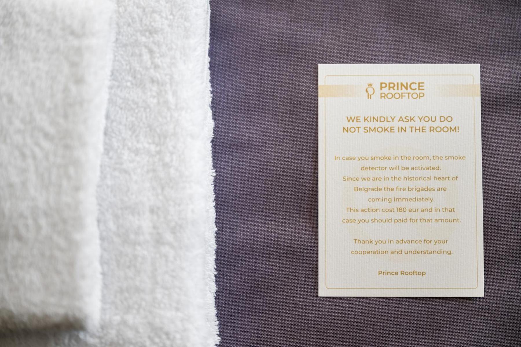 Prince Rooftop Belgrado Exterior foto